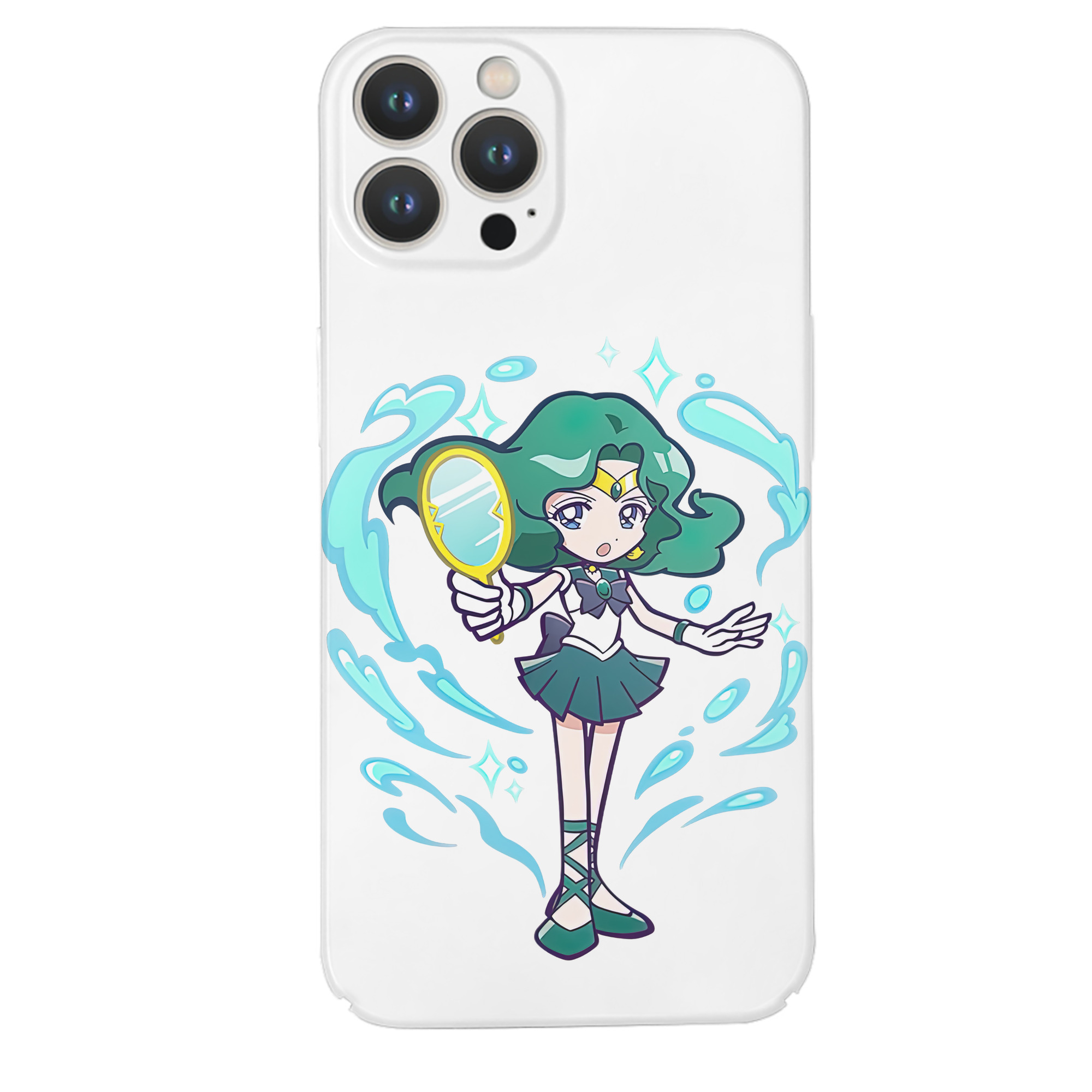（画像用） 美少女戦士セーラームーン 海王 みちる（かいおう みちる） Sailor Moon Kaiou Michiru 【iPhone 14シリーズ対応】ハードケース